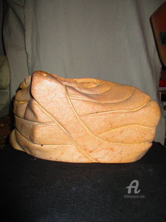 Le Serpent des Sables 雕塑, 5.9x9.1 in