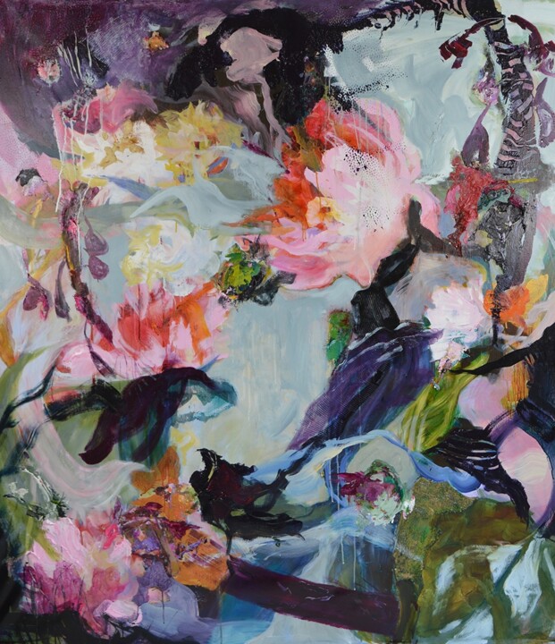 Painting titled "Transformation" by Julia Hacker, Original Artwork, Acrylic