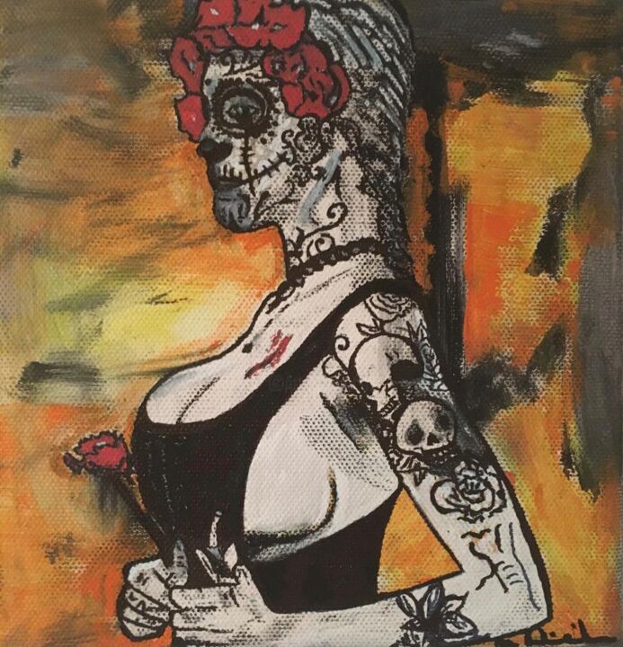 Regard vers l’horizon 绘画, 7.9x7.9 in