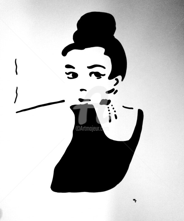 Audrey Hepburn 图画, 25.6x19.7 in