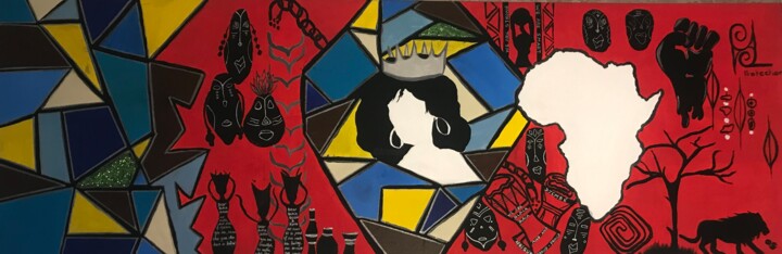 Roots & History 绘画, 15.8x47.2 in