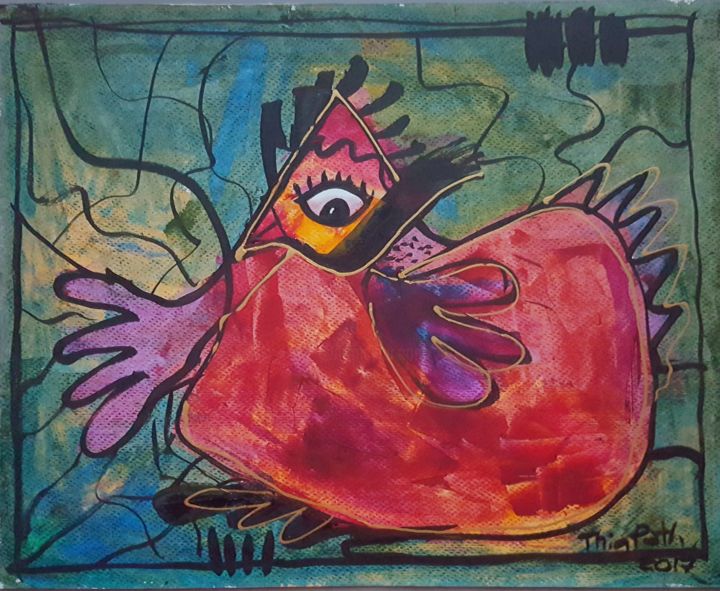 Inverno in arrivo 绘画, 9.5x11.8 in