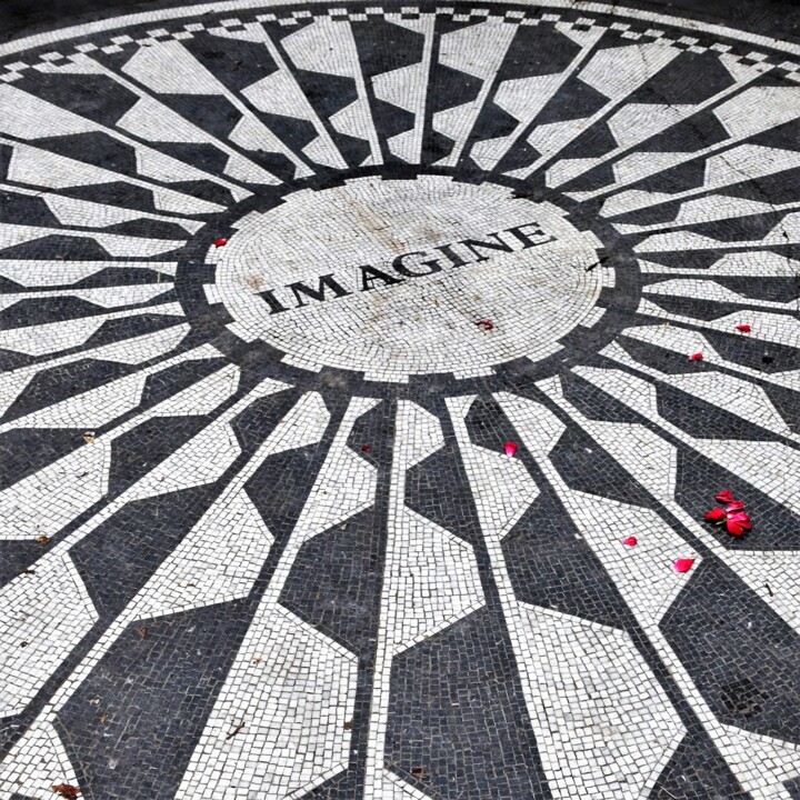 tribute to John Lennon in Central Park 摄影