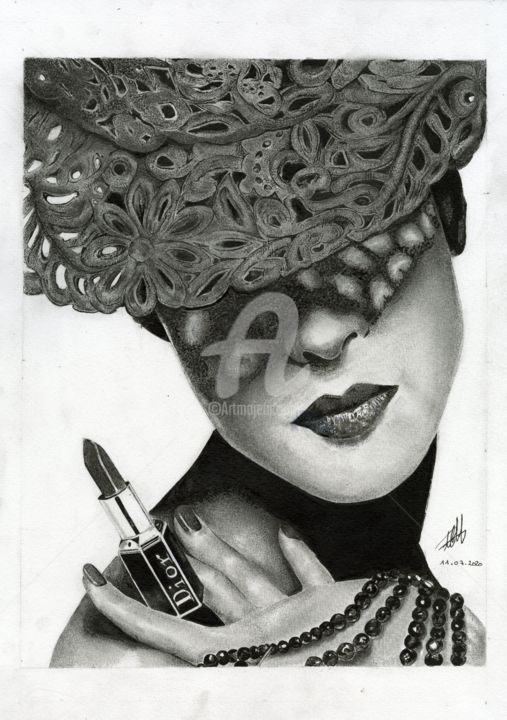 Feminity (no) Look 图画, 16.5x11.7 in
