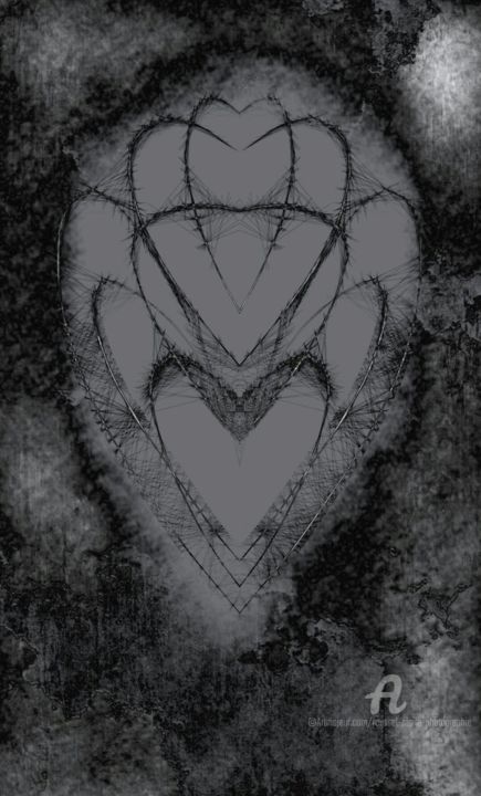 Digital Arts titled "Dreamcatcher" by Claire Roussel, Original Artwork, Digital Painting
