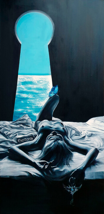绘画,  68.9x33.5 in 