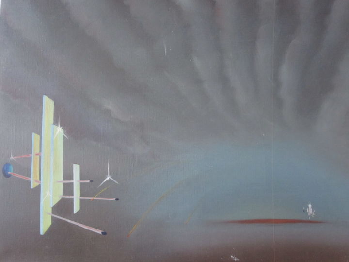 Sans titre 绘画, 18.1x21.7 in