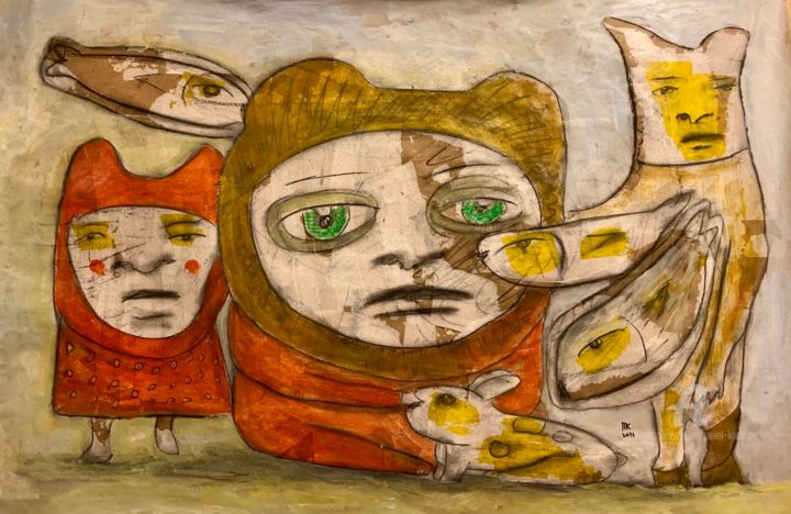 Chaos story 2 绘画, 33.1x50.8 in