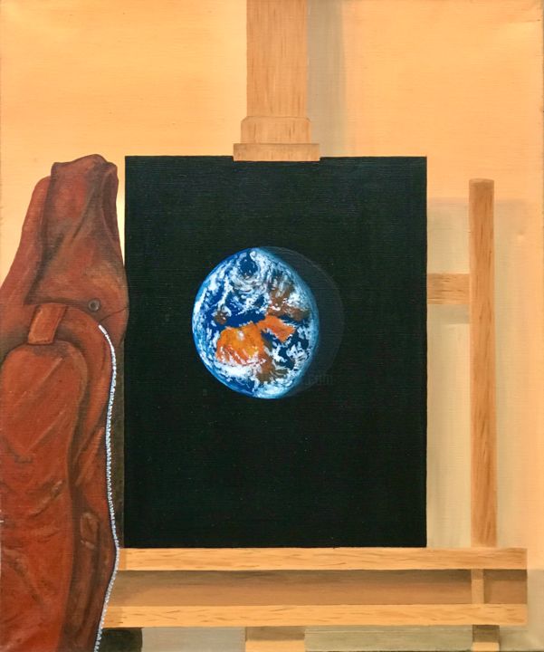Le rêve d'Icare V 绘画, 25.6x21.3 in