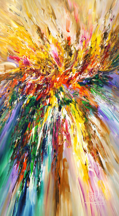 Pleasure Garden L 4 绘画, 61x33.5 in