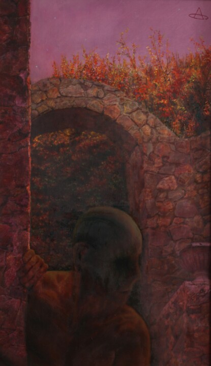 The Night Crawler 绘画, 31.5x18.9 in