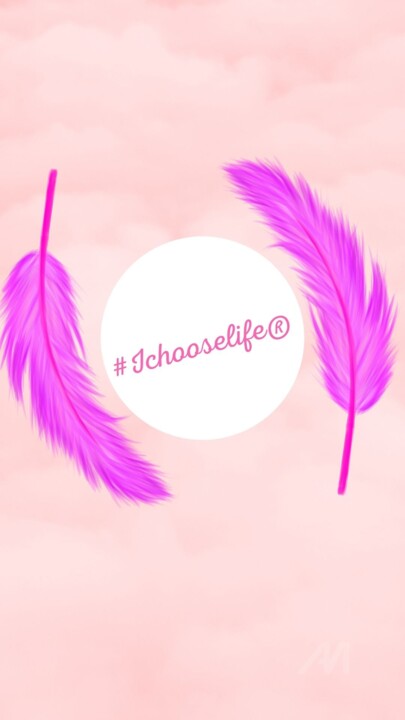 "#Ichooselife logo" başlıklı Dijital Sanat Cristina Frassoni tarafından, Orijinal sanat, Dijital Resim