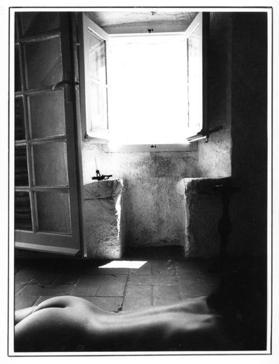 Photography titled "Nu Espagne" by Michel Poirier, Original Artwork, Analog photography