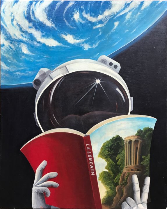 Le rêve d'Icare I 绘画, 31.9x25.6 in