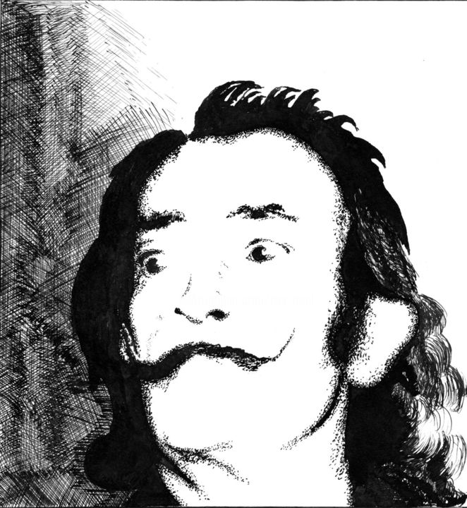 图画,  6.9x6.5 in 