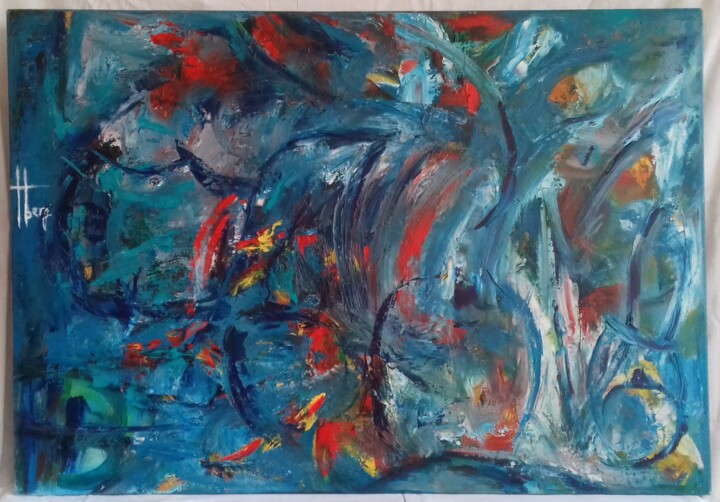 TRANSPARENCES 绘画, 31.5x43.3 in