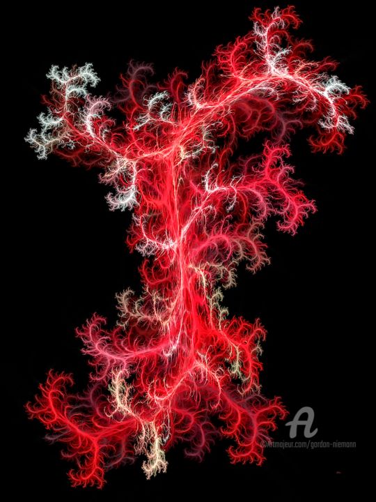 「lines abstract 02」というタイトルのデジタルアーツ Gor Don(Gnie)によって, オリジナルのアートワーク, デジタル絵画