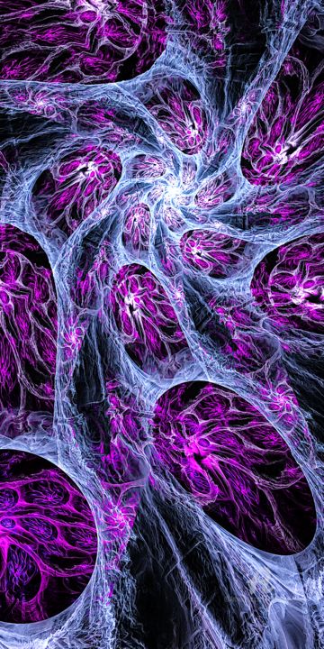 「fractal abstract 02」というタイトルのデジタルアーツ Gor Don(Gnie)によって, オリジナルのアートワーク, デジタル絵画