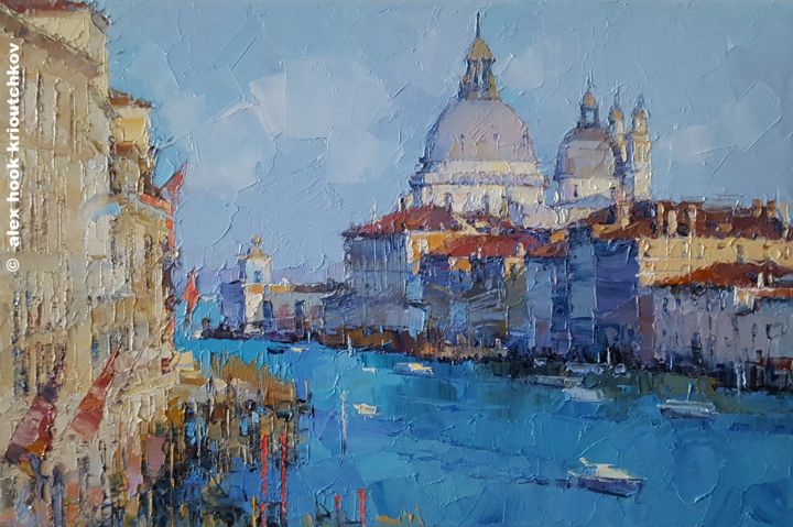Venice XVII 绘画, 23.6x36.2 in