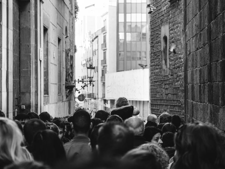 摄影 标题为“Crowd” 由Andrey Lukovnikov, 原创艺术品, 数码摄影