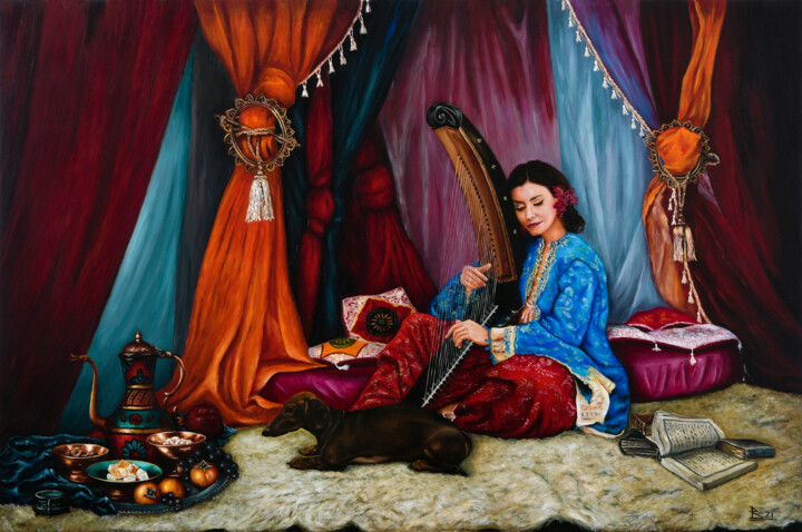 ORIENTAL TALES 绘画, 31.5x47.2 in