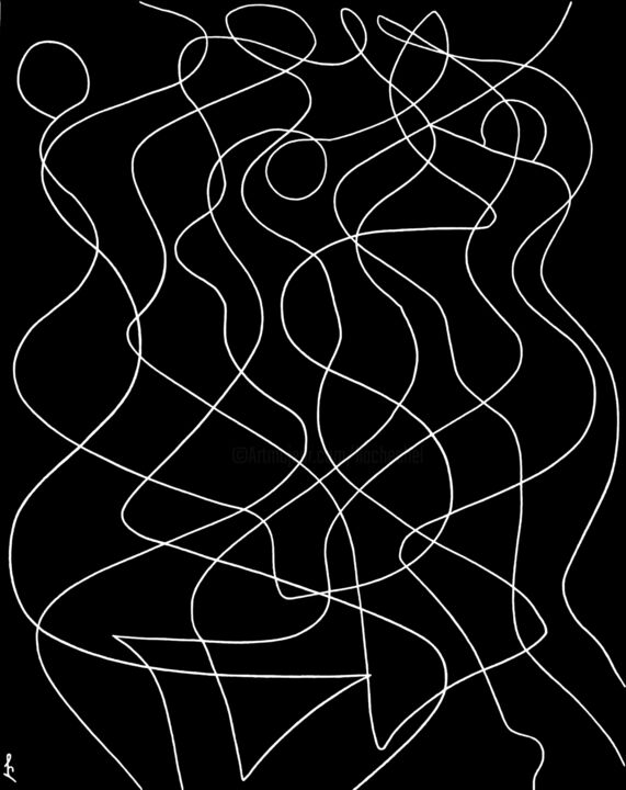 Transcendence 绘画, 19.7x15.8 in