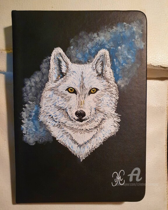 carnet de notes Totem du Loup 图画, 8.3x5.8 in