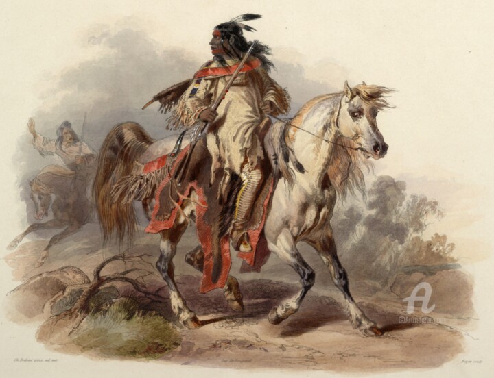 Native warrior 数字艺术