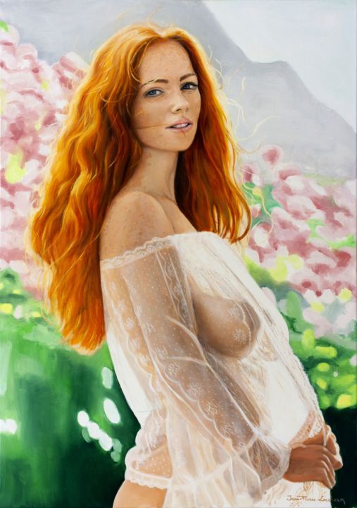 Peinture intitulée "Transparence" par Jean-Pierre André Leclercq, Œuvre d'art originale, Huile Monté sur Châssis en bois