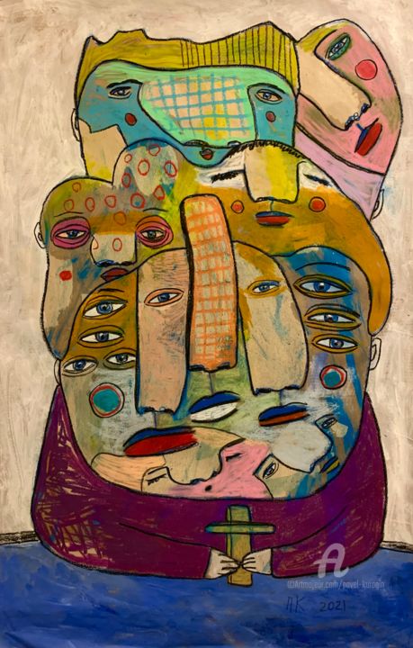 绘画,  49.2x33.1 in 