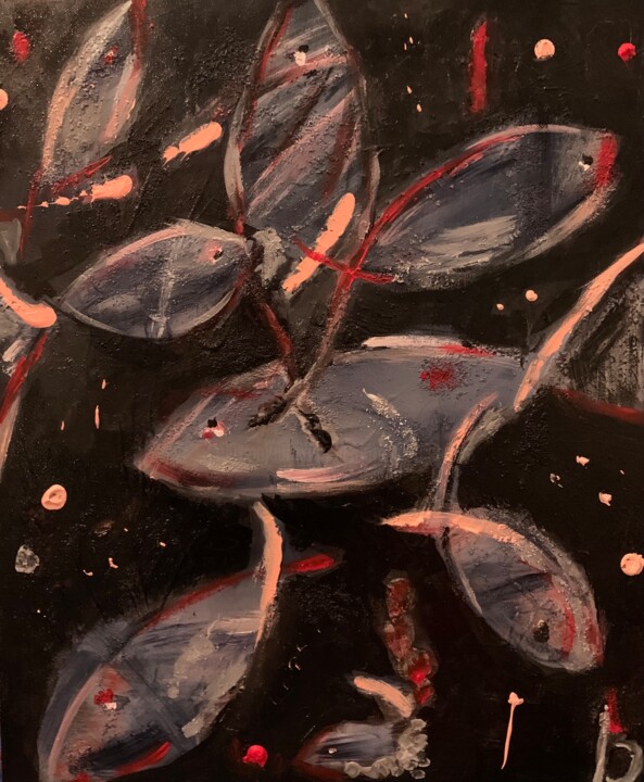 Friture 绘画, 21.7x18.1 in