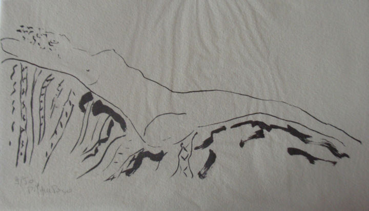 sérigraphie n° 8 印花与版画, 6.7x11 in