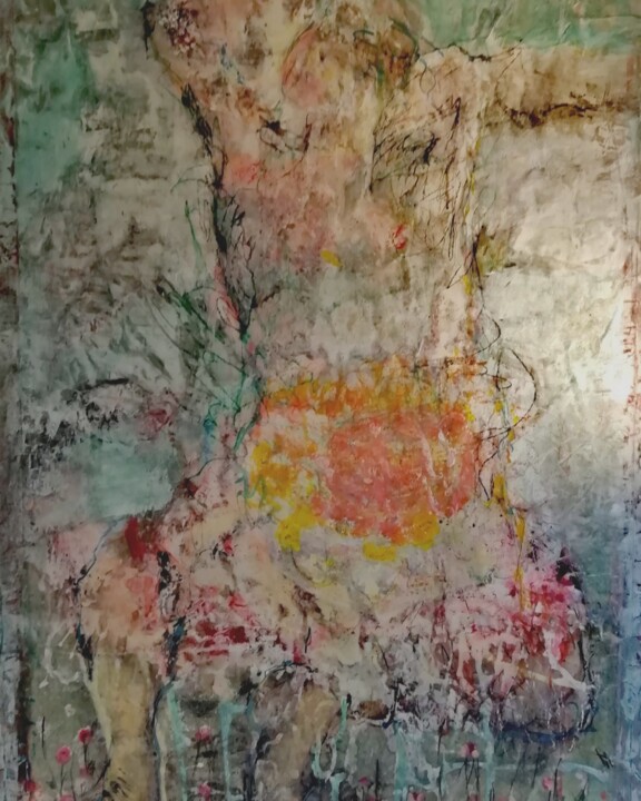 Peinture intitulée "Venise" par Catherine Monmarson, Œuvre d'art originale, Acrylique Monté sur Châssis en bois