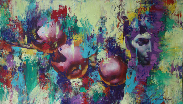 绘画,  27.6x47.2 in 