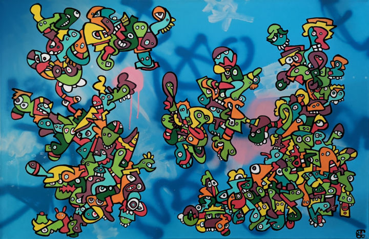 bruxelles 绘画, 29.5x45.3 in