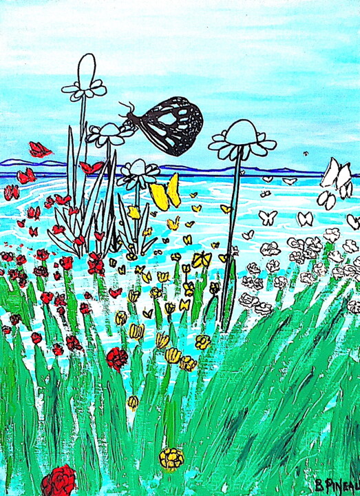 绘画,  28.7x21.3 in 
