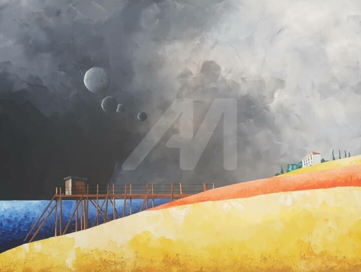 绘画,  39.4x47.2 in 