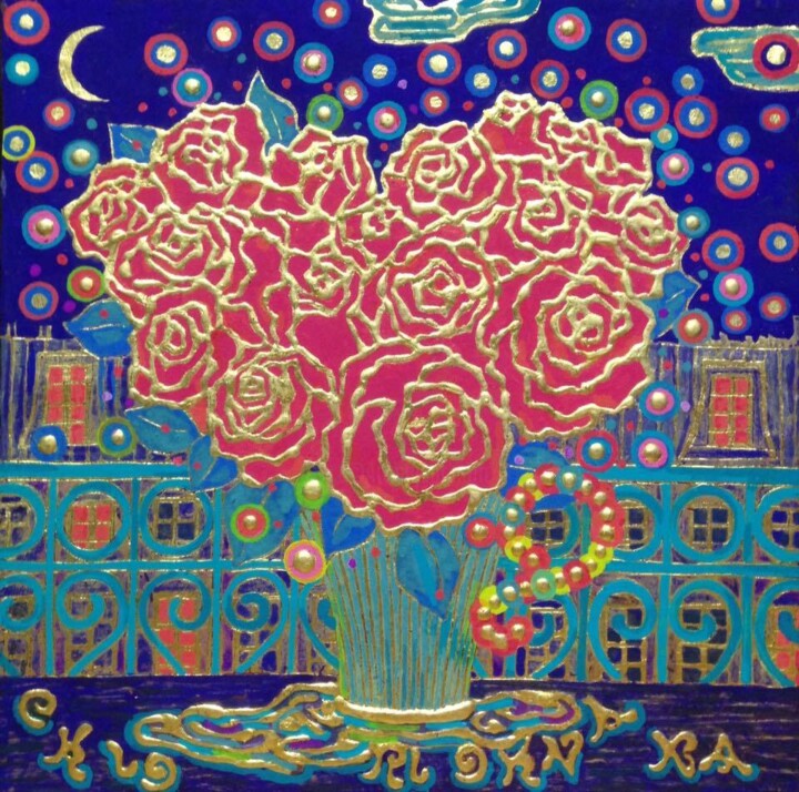 绘画,  13x13 in 