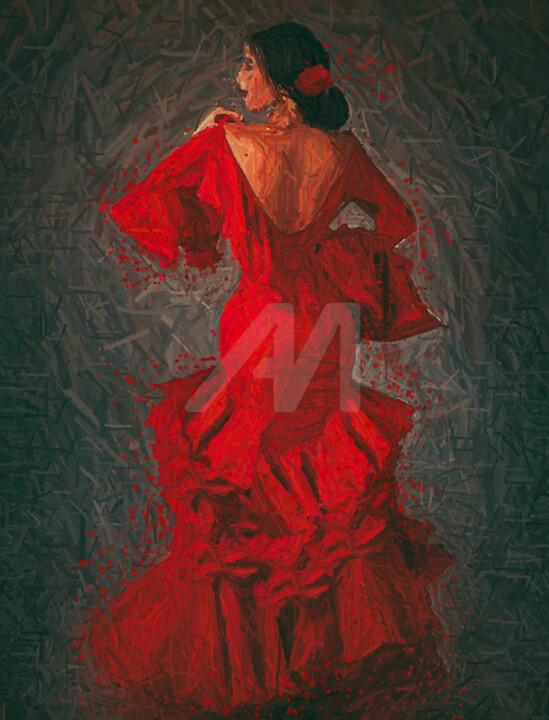 Bloody dance. 绘画