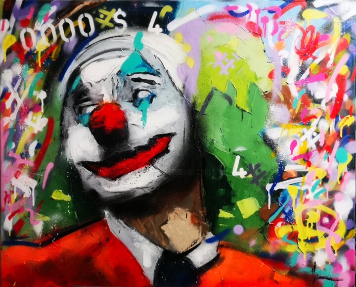 Joker street 绘画, 25.6x31.9 in
