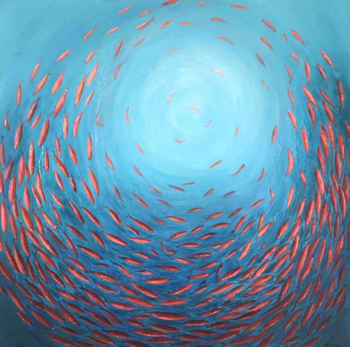 绘画,  31.5x31.5 in 