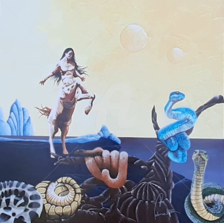 LE CENTAURE 绘画, 35x45.7 in