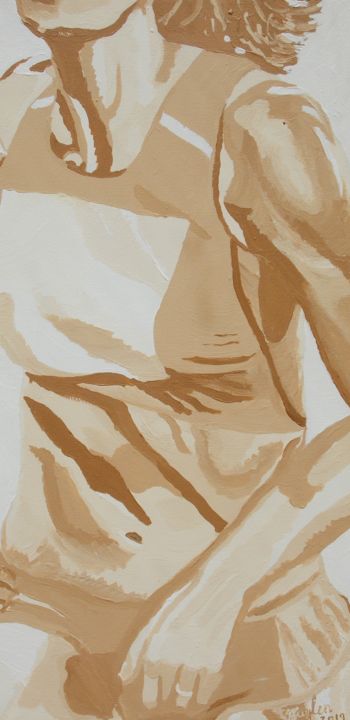 running 绘画, 23.6x11.8 in