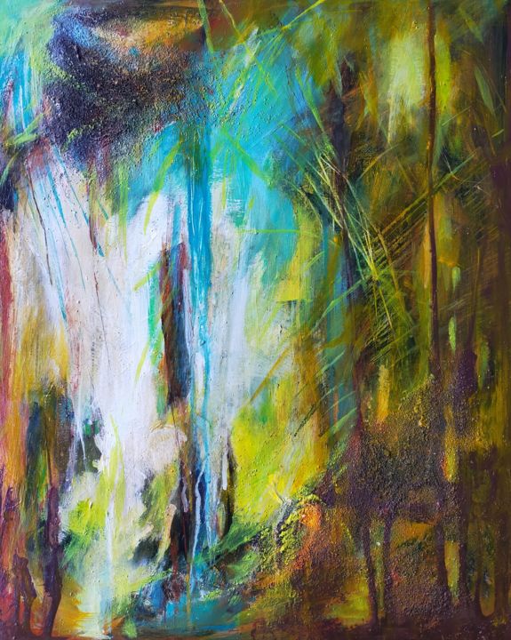 Contemplando la natura 绘画, 23.6x19.7 in