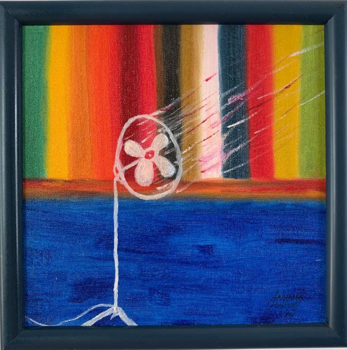 Painting titled "Florindo" by Johnnas Oliva, Original Artwork, Oil