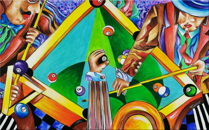The Final Game 绘画, 19.7x31.5 in