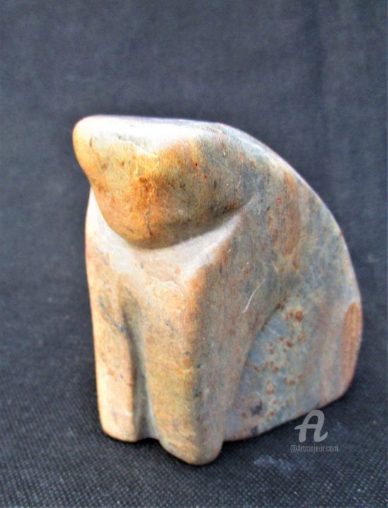 Le Macaque 雕塑, 3.5x3.2 in