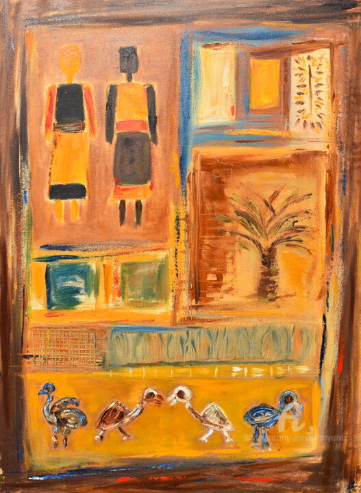 绘画,  28.7x21.3 in 