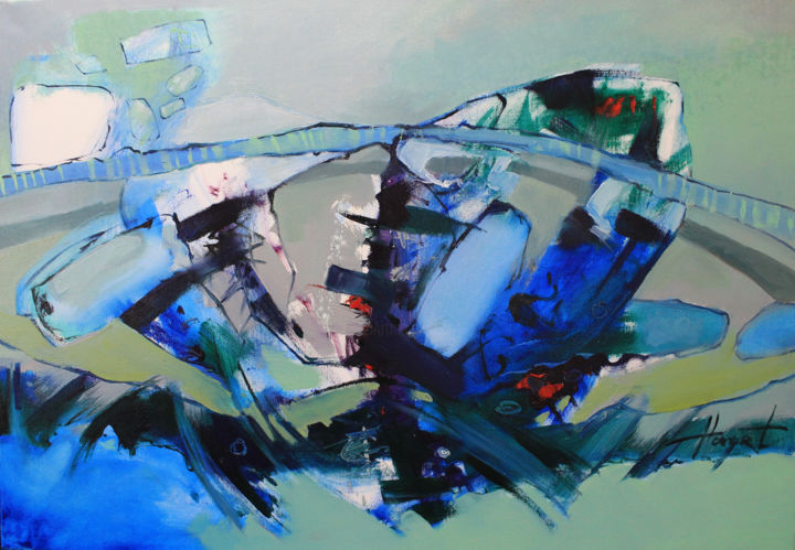 Deepness 绘画, 27.6x39.4 in