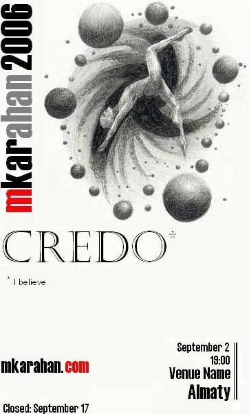 "credo banner sample" başlıklı Resim Mkarahan tarafından, Orijinal sanat